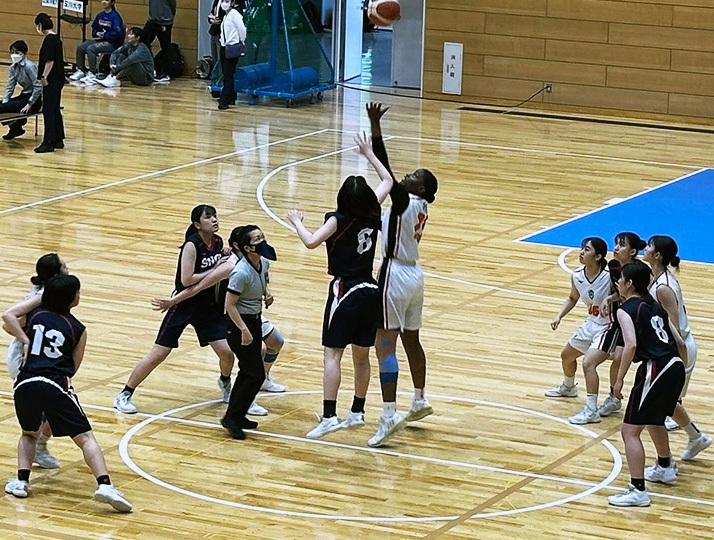 第13回関東大学女子バスケットボール新人戦　江戸川大学対松蔭大学