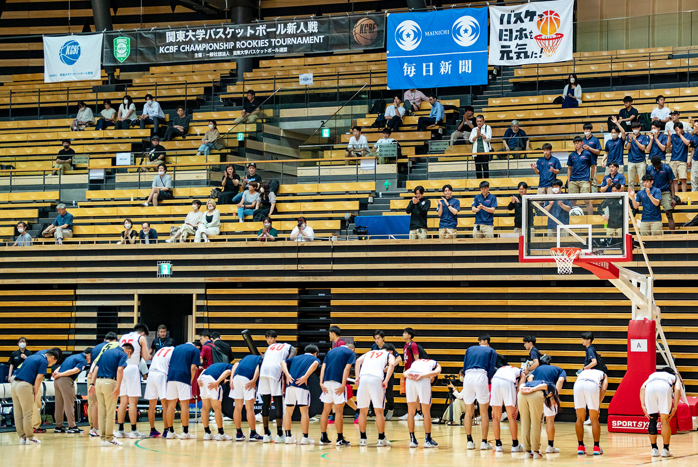 2023男子バスケットボール部新人戦 筑波大学戦