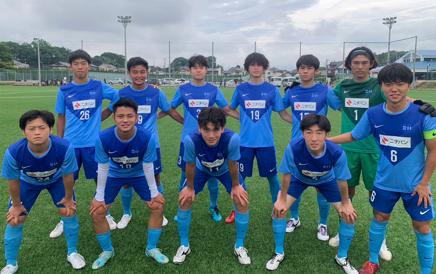 千葉県大学サッカー1部リーグ第8節集合写真