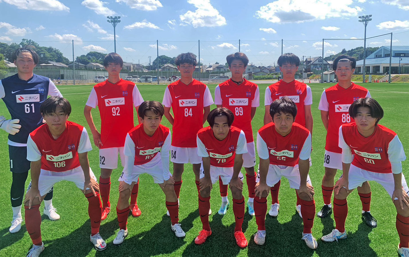 千葉県大学サッカー2部リーグ第3節集合写真