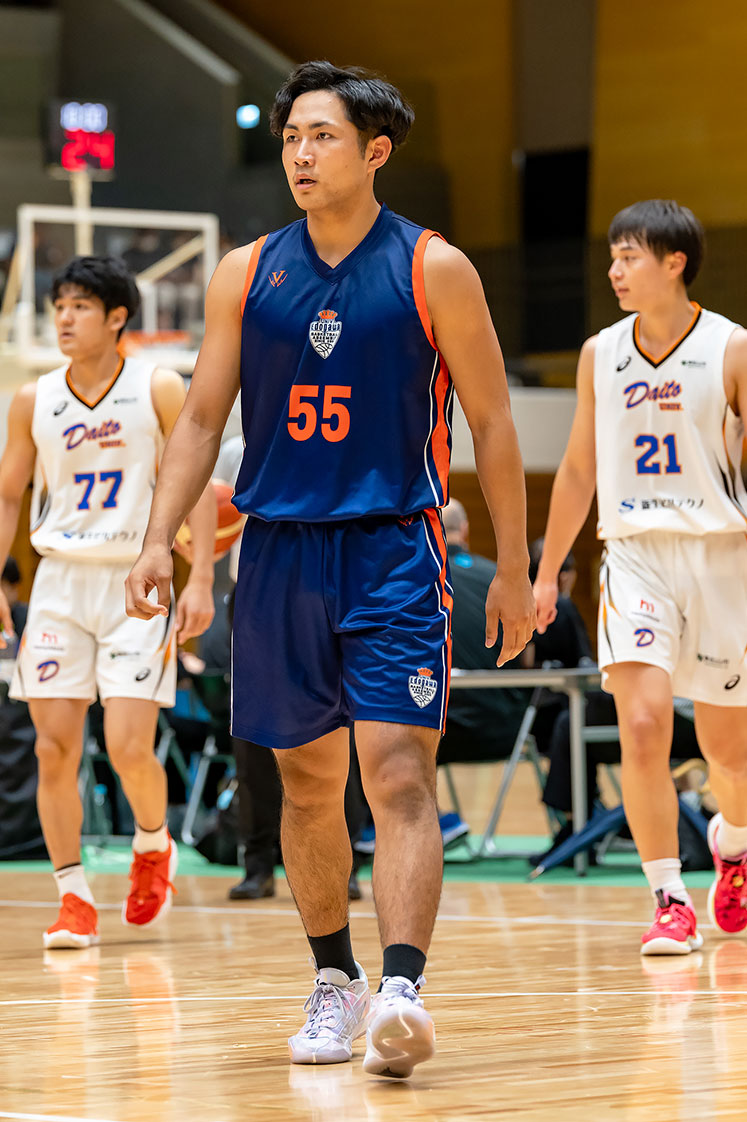 #55 井上 翔太（経営社会学科3年・能代工業高）